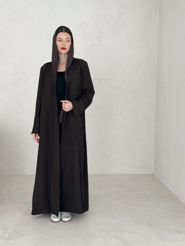 O-NECK LONG SLEEVE ABAYA 318
