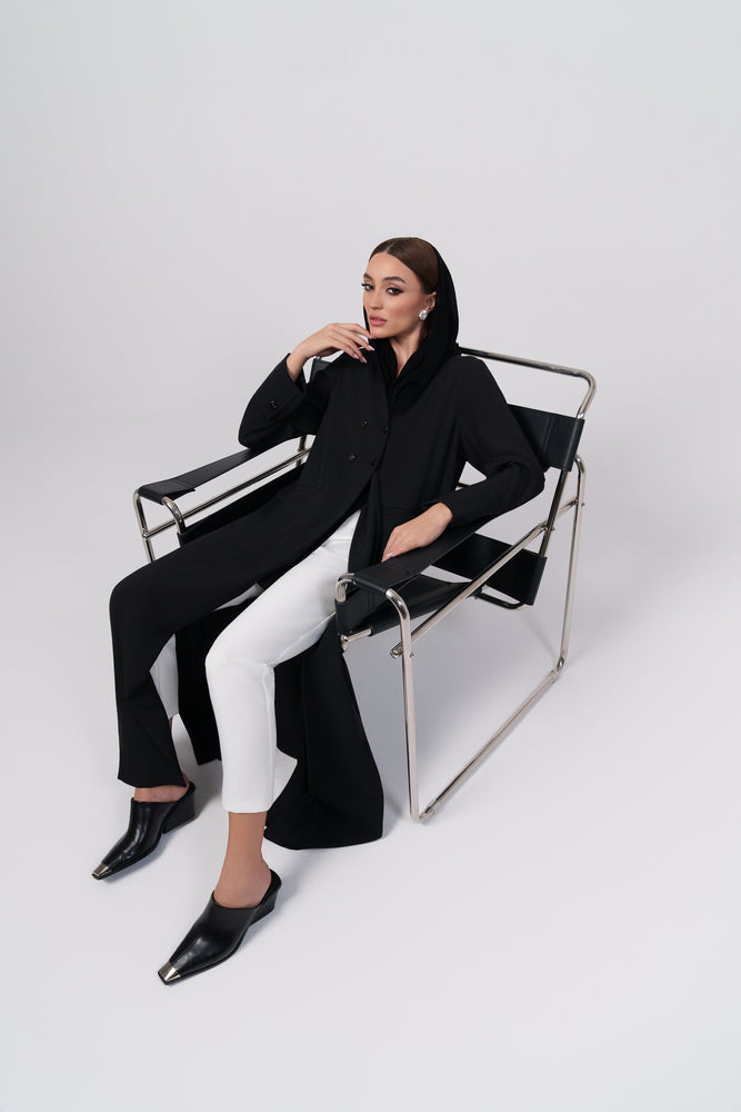 4 BUTTONS LUXURY ABAYA BLAZER #047