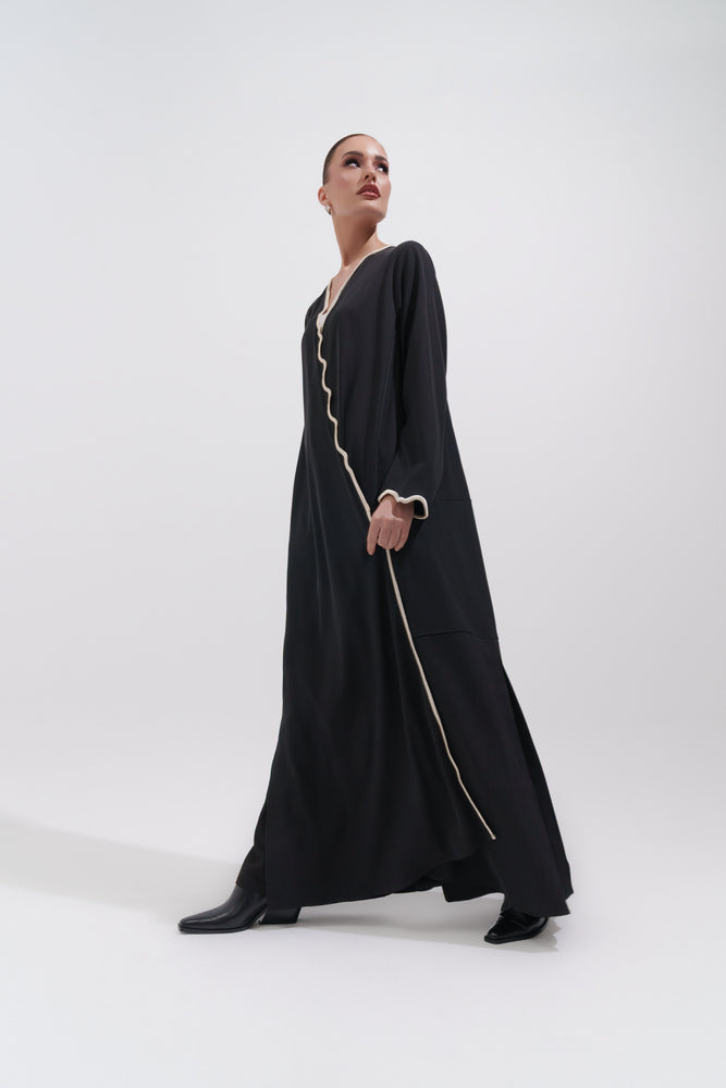 LONG BLACK ABAYA