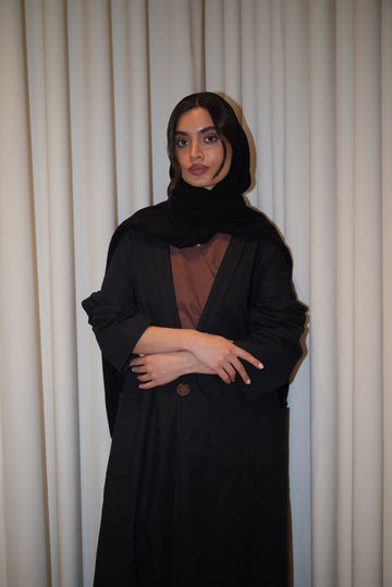 4 SET SINGLE BUTTON ABAYA