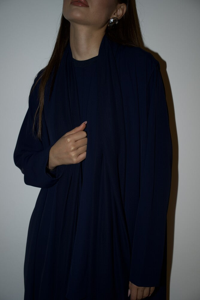 CHIFFON 4SET LOOSE ABAYA