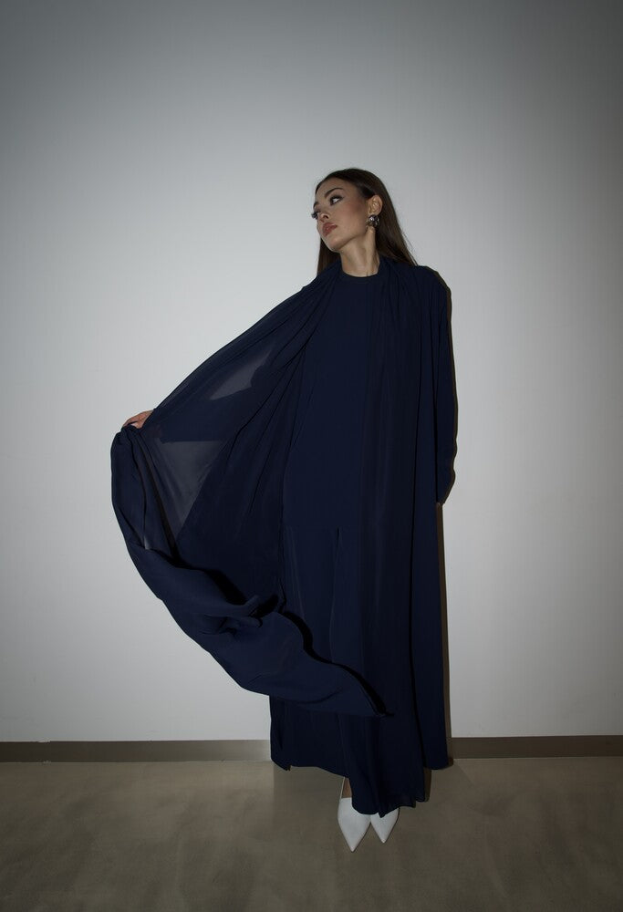 CHIFFON 4SET LOOSE ABAYA