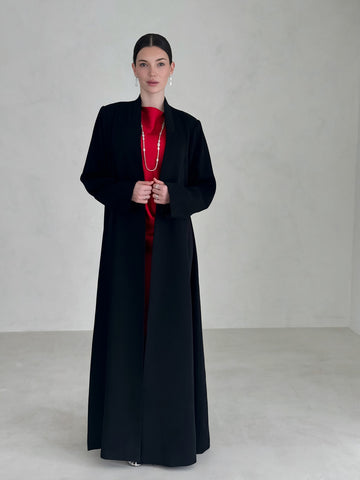 OPEN ABAYA WITH BACK SLIT 303