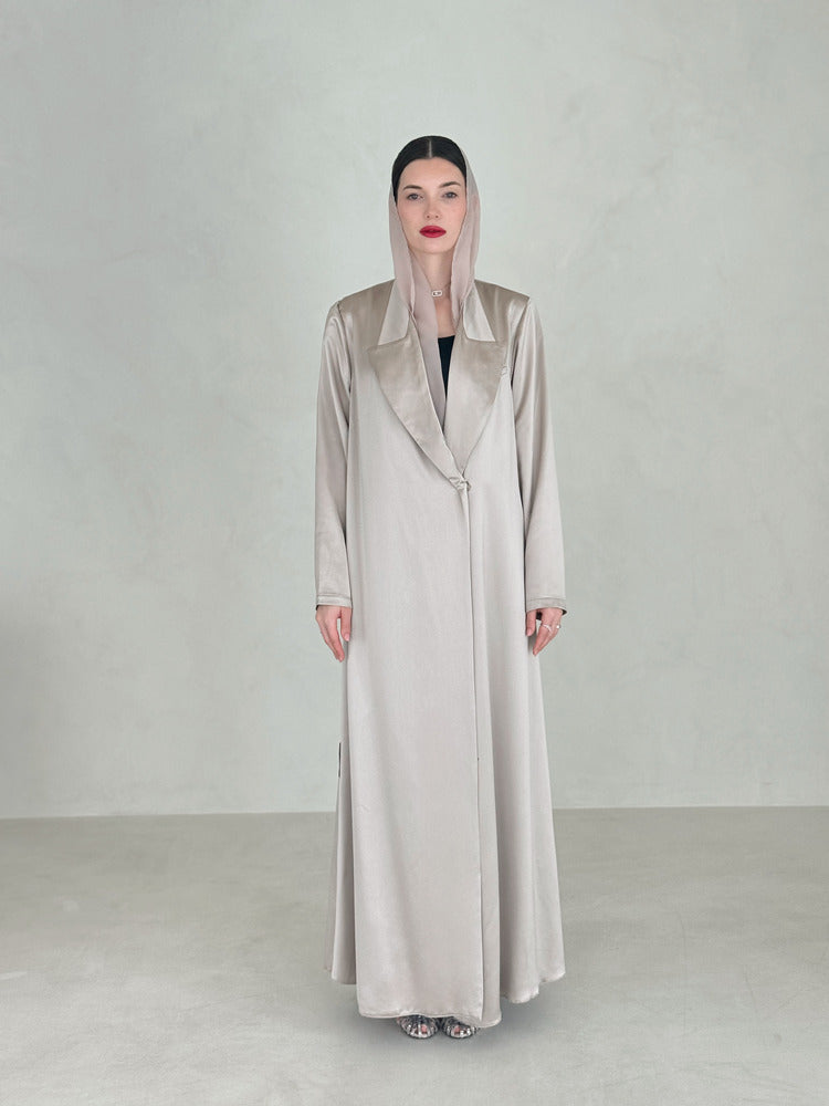 NEW RETRO SILK TRENCH COAT0 #044