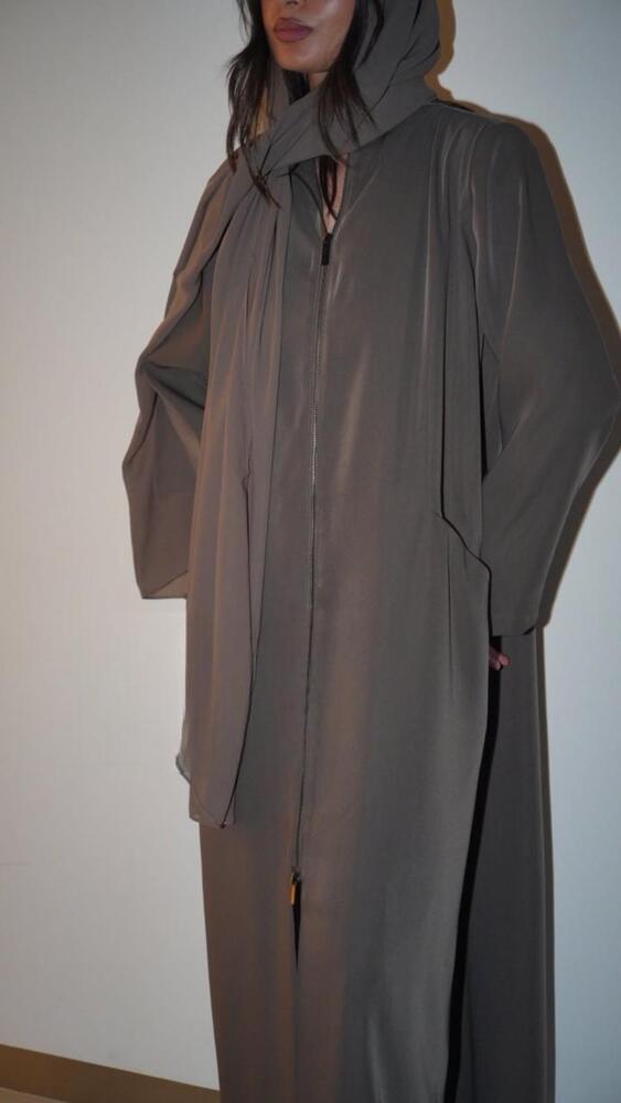 TURTLE NECK ZIPPER DRESS