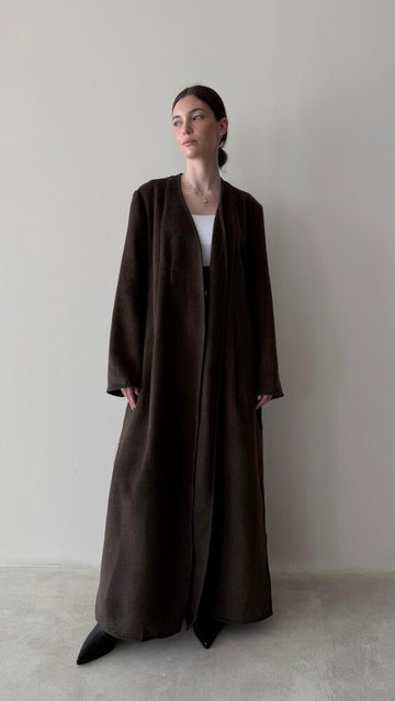 CASHUAL WARM COAT WOOLEN ABAYA
