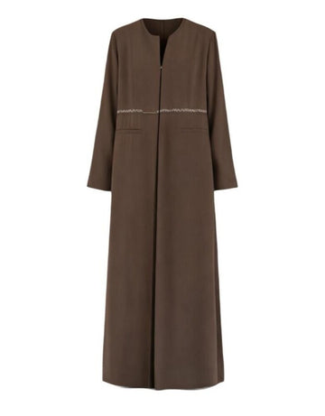 PARALLEL WAIST ABAYA #001