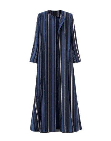 MIXED STRIPED ABAYA #007